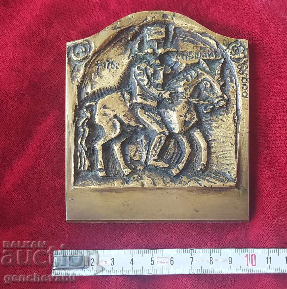 Livrarea Unicat! Sculptură antică din bronz, basorelief de Marincho Bimbelov Livrarea Unicat! Sculptură antică din bronz, basorelief de Marincho Bimbelov