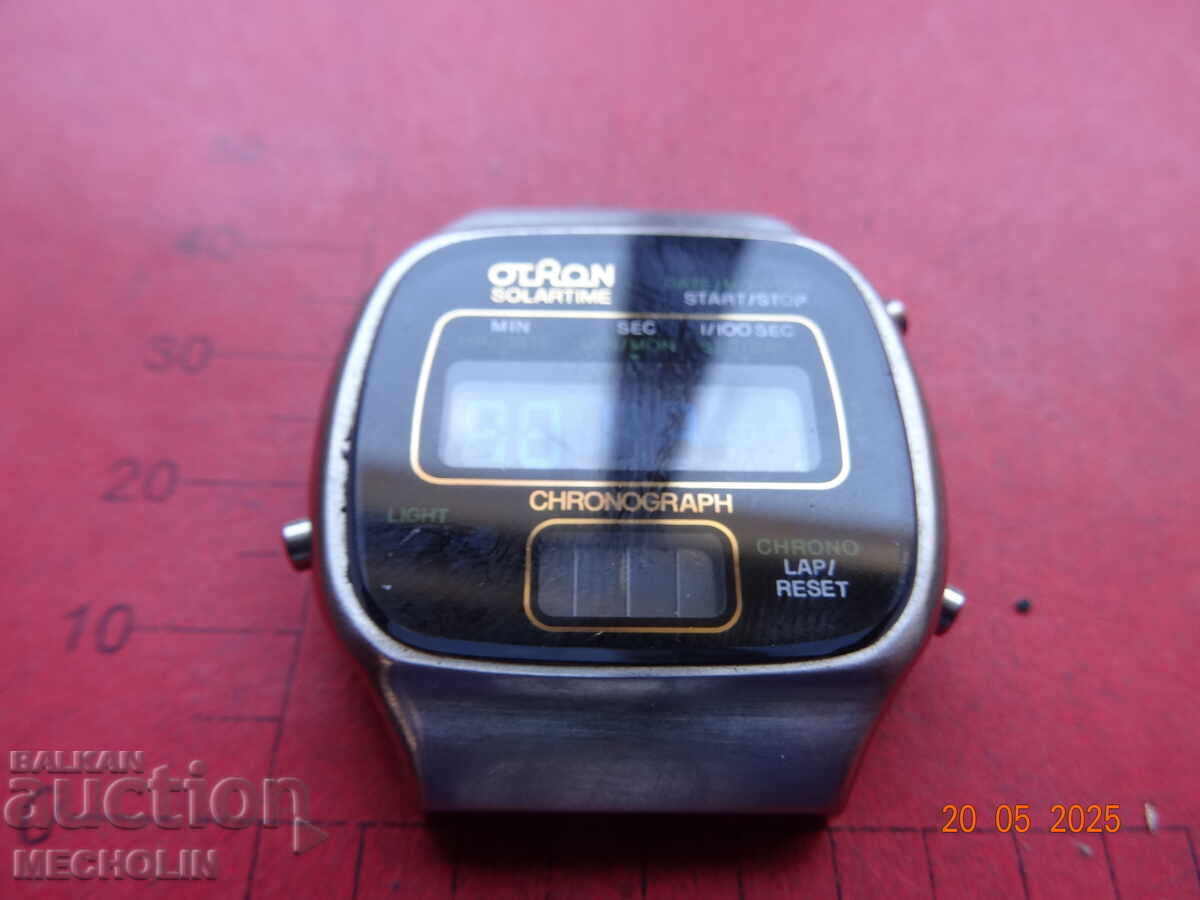 Auction  Collector's OTRON Solar Chronograph Watch