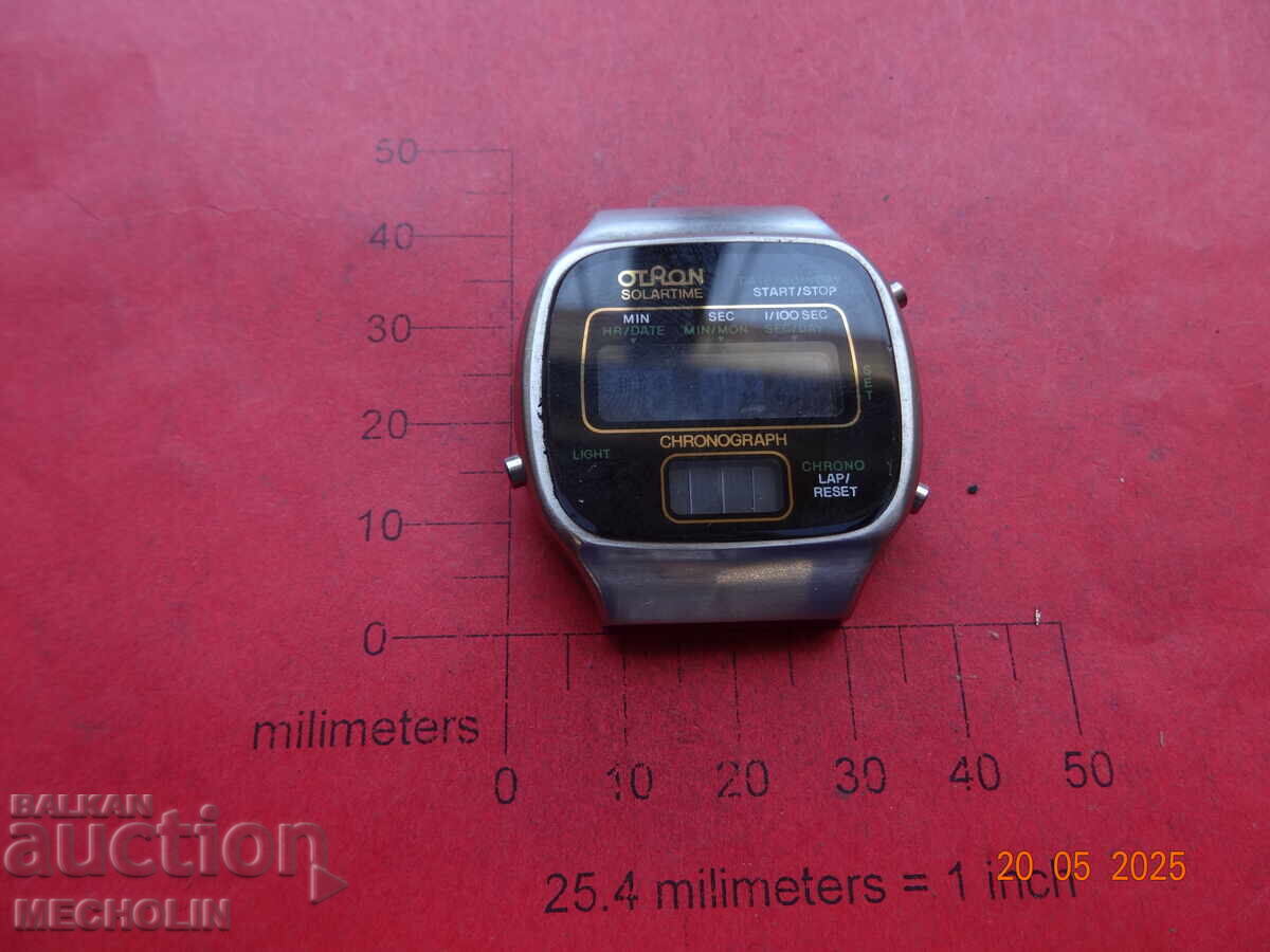 Collector's OTRON Solar Chronograph Watch