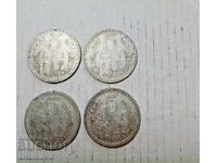 4 бр. Румъния 5 леи 1978 г. колекционерски алуминиеви монети