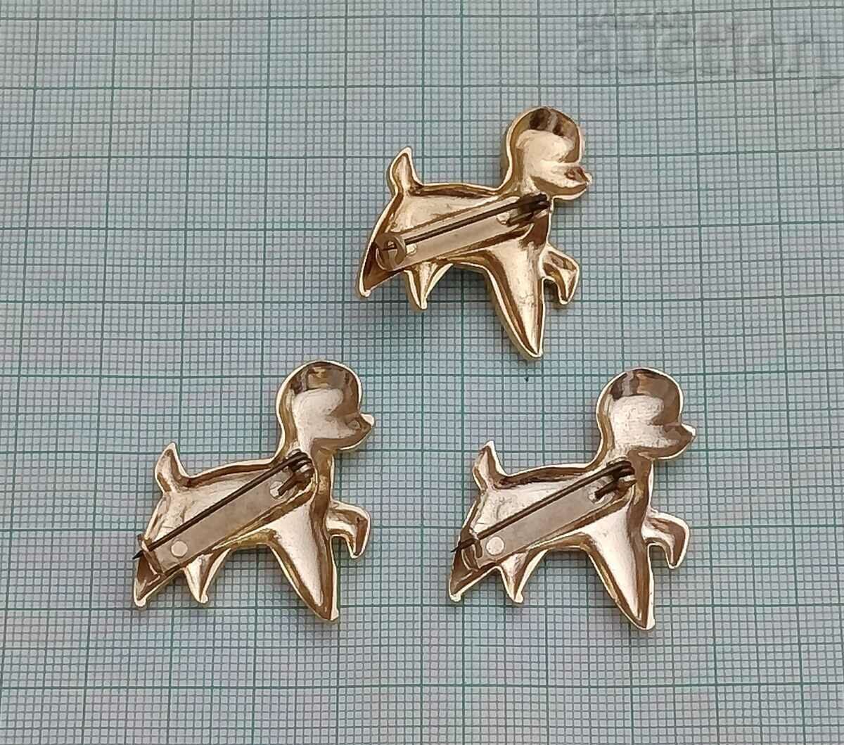 КУЧЕНЦЕ БРОШКИ ЛОТ 3 БРОЯ с цена 12.00 лв. | € 6.14 КУЧЕНЦЕ БРОШКИ ЛОТ 3 БРОЯ с цена 12.00 лв. | € 6.14