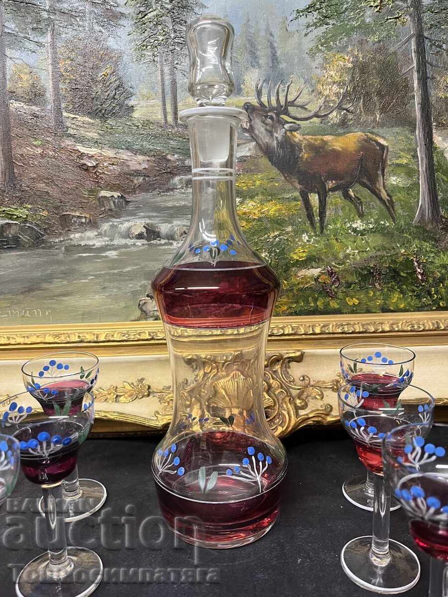 Licitație Set italian, colorat, pentru lichior