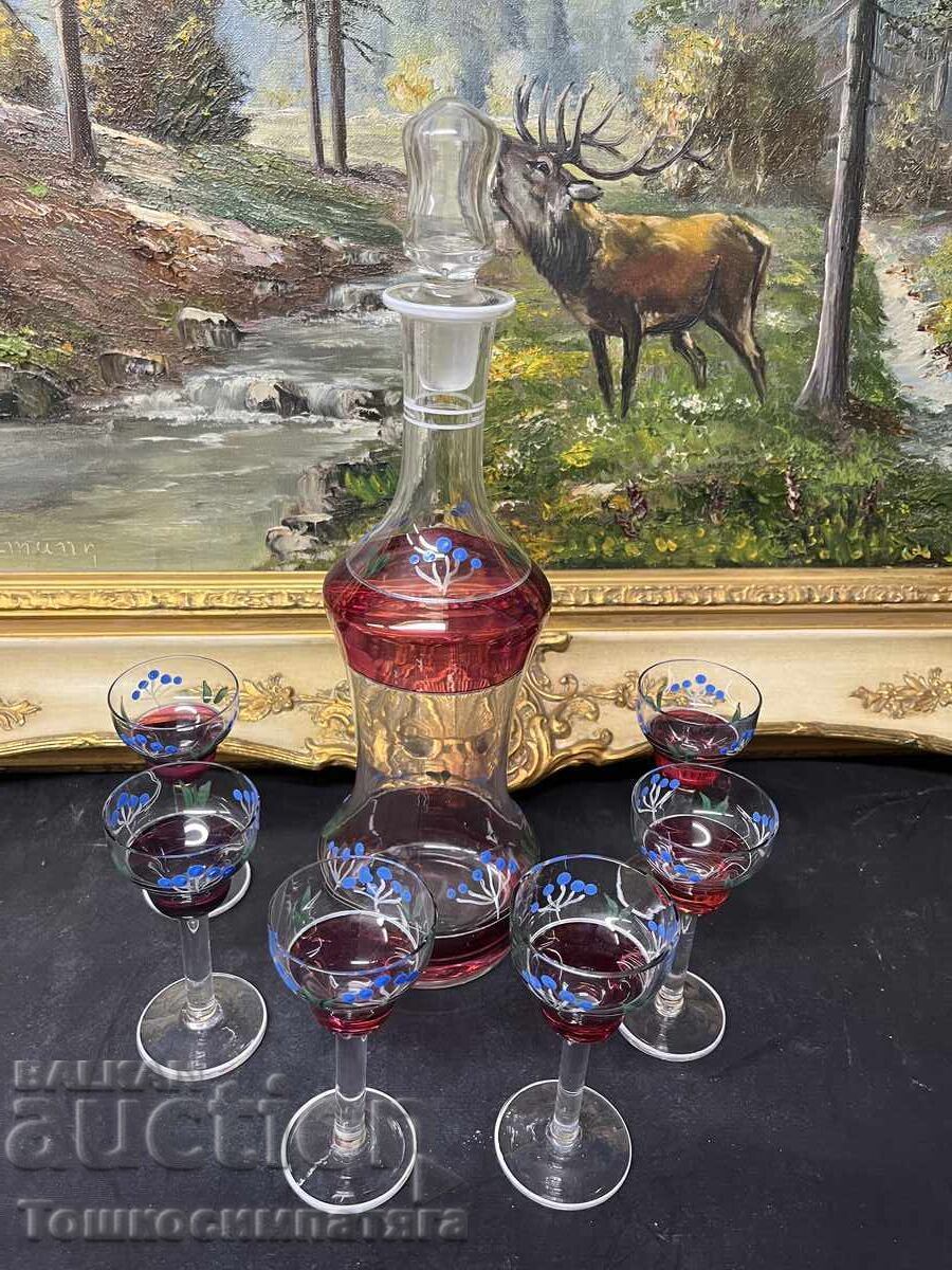 Livrarea Set italian, colorat, pentru lichior