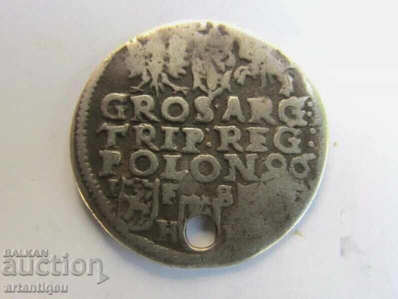 Auction  Polish Silver Coin Sigismund 1596