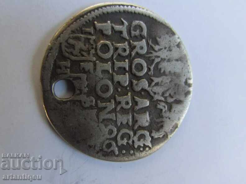 Polish Silver Coin Sigismund 1596 - 7