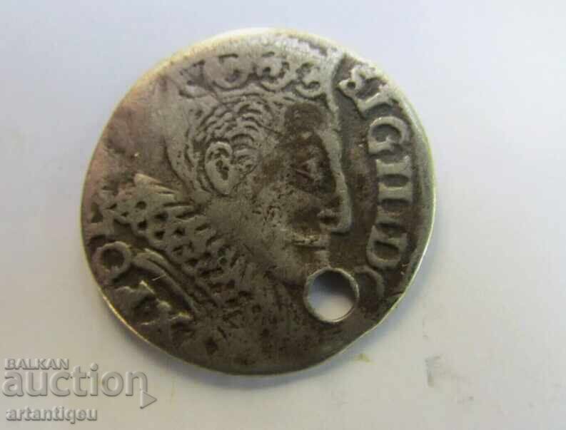 Polish Silver Coin Sigismund 1596