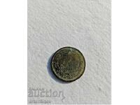 BULGARIA - 5 STOTINKI 1881 PATINĂ FRUMOASĂ