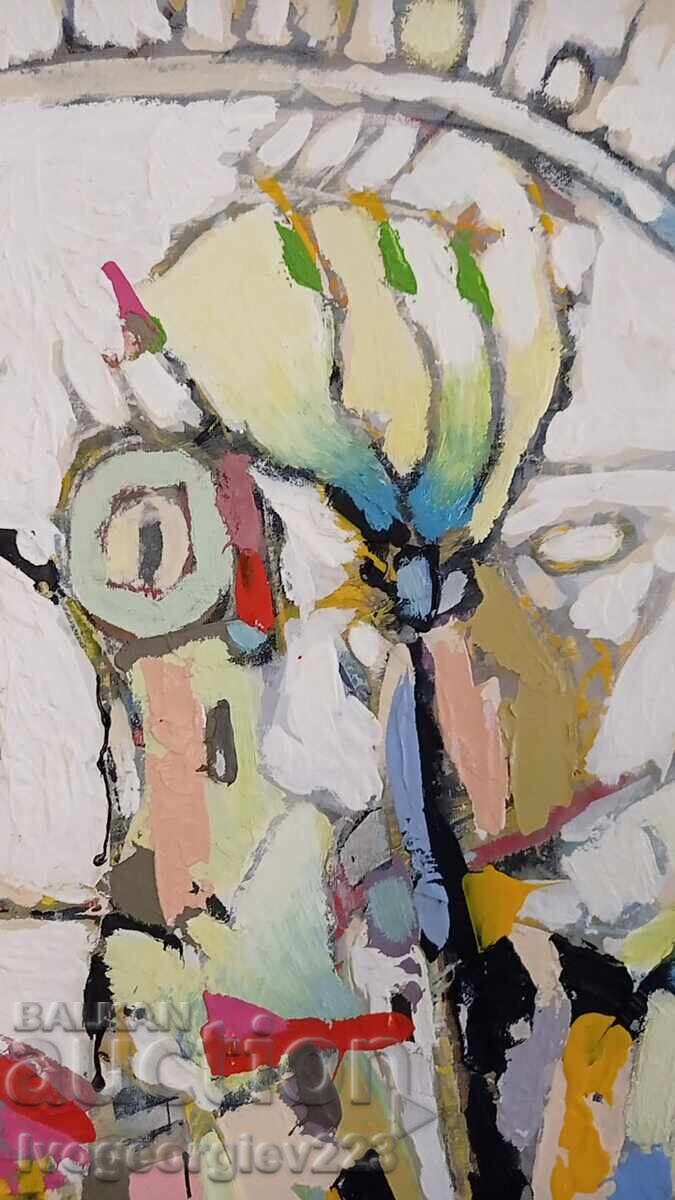 Auction  Painting by Ivan Yakhnadzhiev