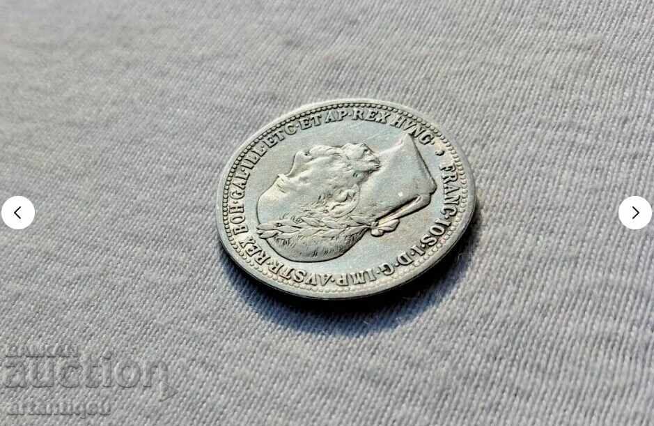 1 Silver Krone Austria 1899 FRANC IOS I D G IMP AVSTR REX with price 20.00 BGN | € 10.23