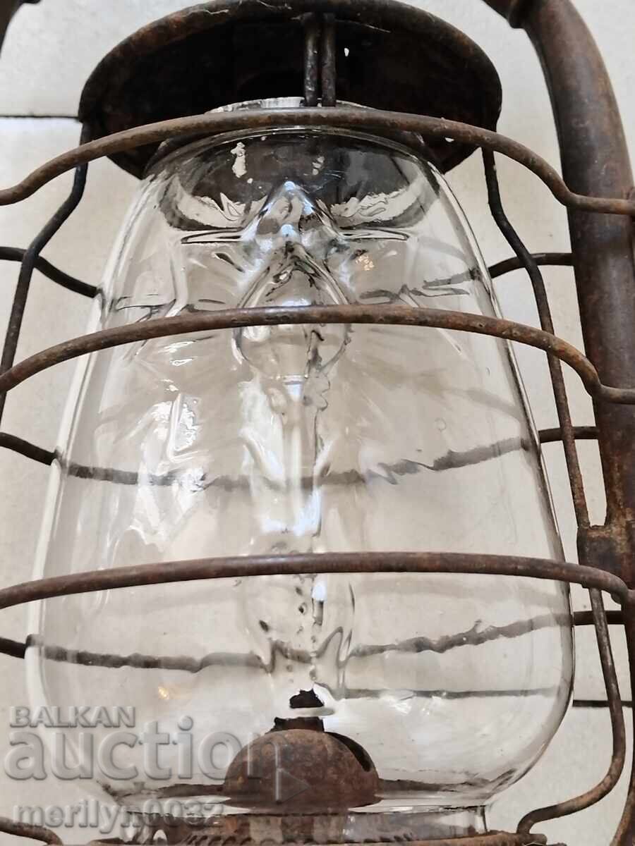 Old German flashlight lamp projector luminaire