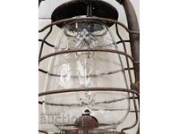 Vechi lanternă germană lampă proiector lampă