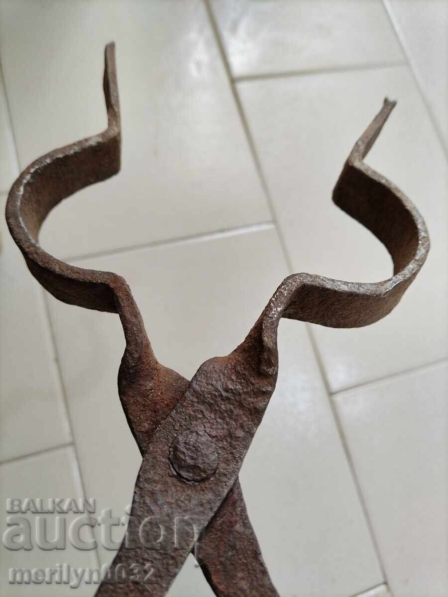 Old blacksmith's tongs, shingles, wrought iron with price 53.00 BGN | € 27.10