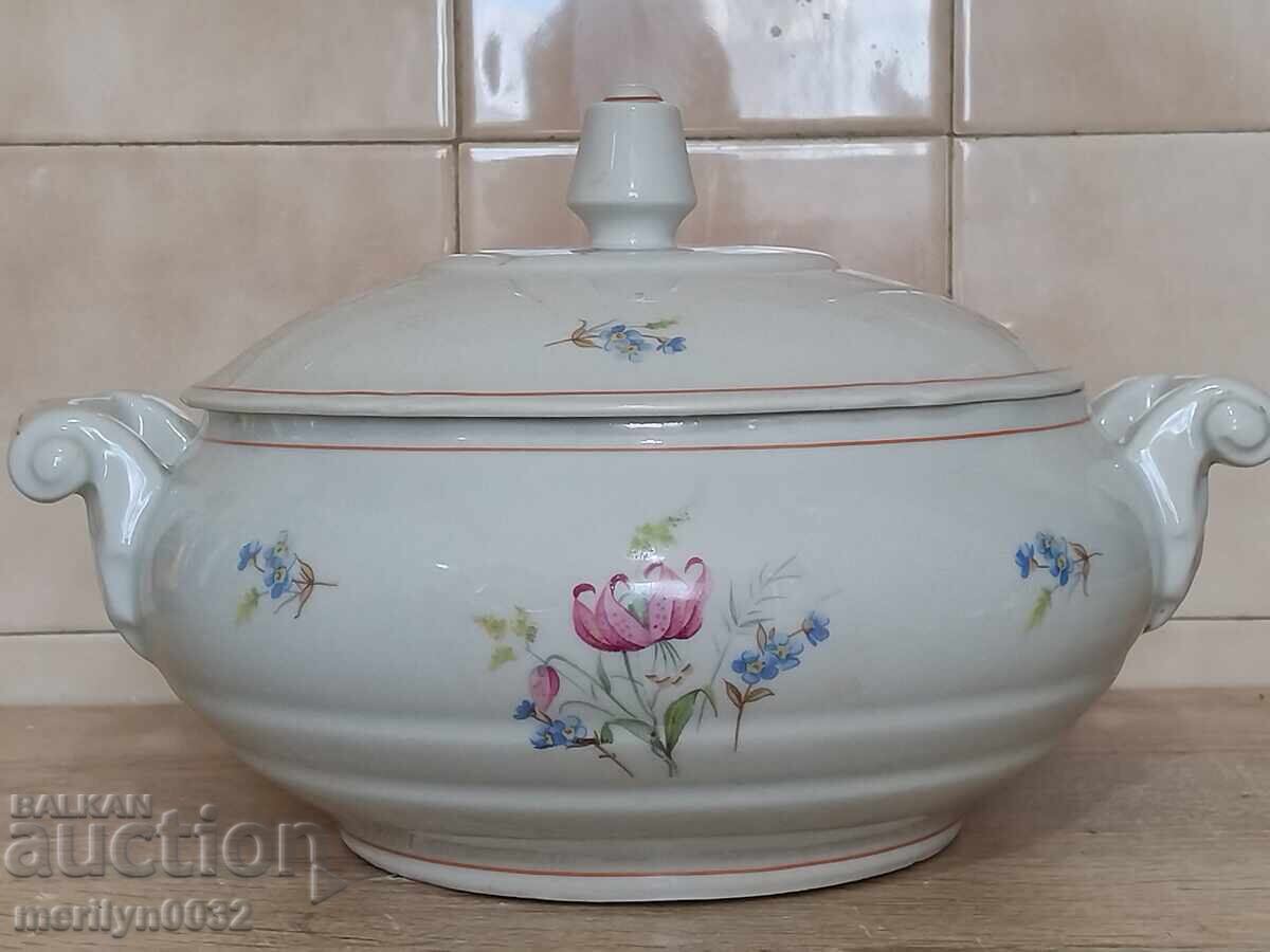 Soup tureen from the 60s, Real Socialism, People's Republic of Bulgaria