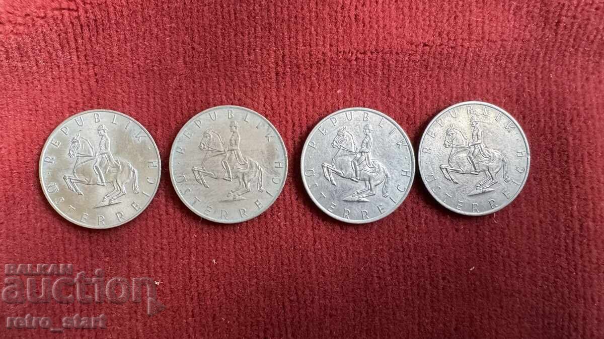 5 rame de canotaj 5 bucăți 1971, 72, 73, 74 godina