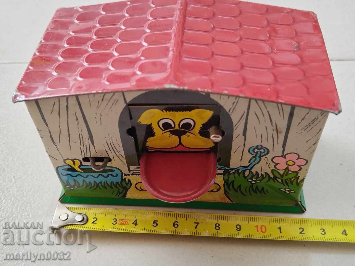 Children's tin toy piggy bank GDR - 5 Children's tin toy piggy bank GDR - 5