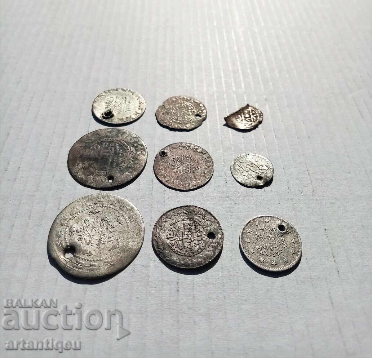 9 ασημένια και επάργυρα νομίσματα από την Οθωμανική Αυτοκρατορία - 7 9 ασημένια και επάργυρα νομίσματα από την Οθωμανική Αυτοκρατορία - 7