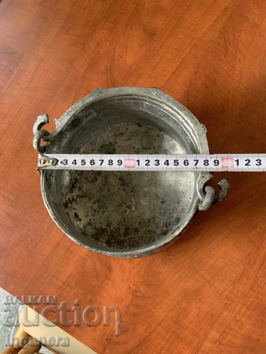 Аукцион КОТЕЛ КОТЛЕ МЕНЧЕ БАКЪР МЕД СТАРИНЕН СЪД- 2 ЛИТРА