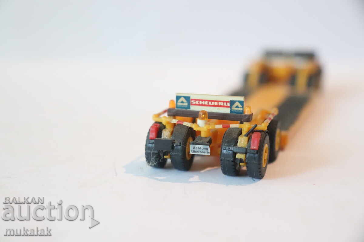 Delivery of H0 1/87 PREISER HEAVY GOODS TRANSPORT TRAILER MODEL CAR