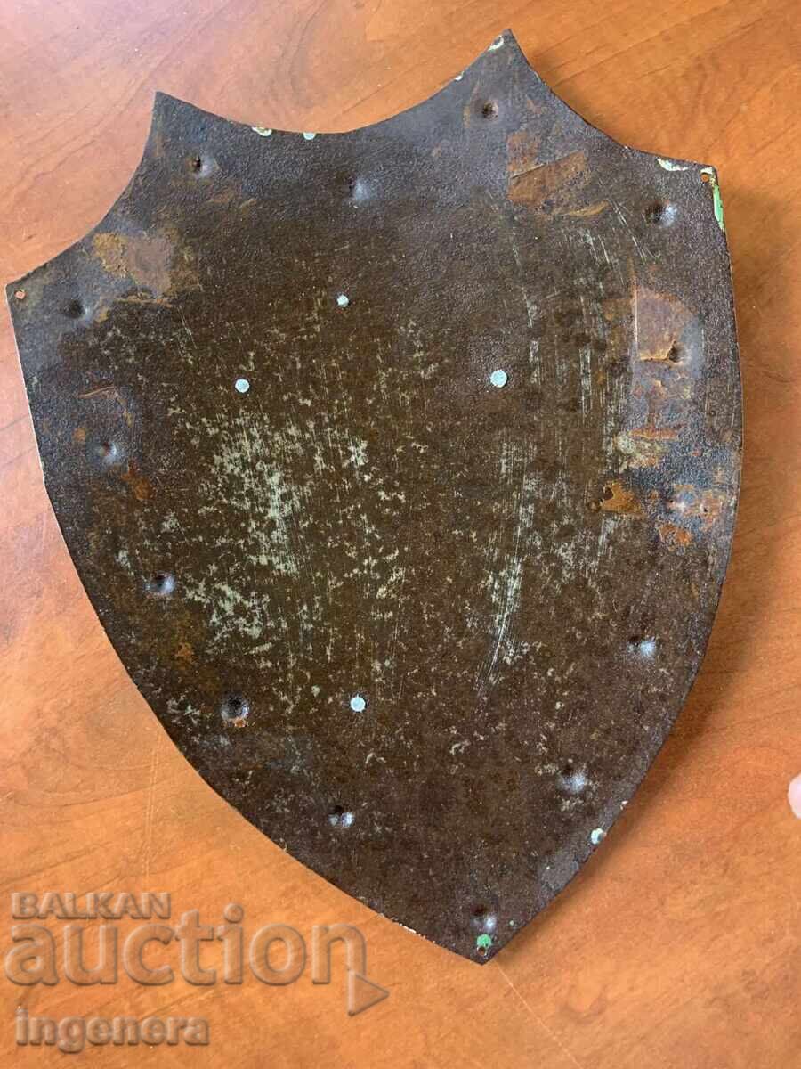 Coat of arms shield lion sheet metal application figure - 5