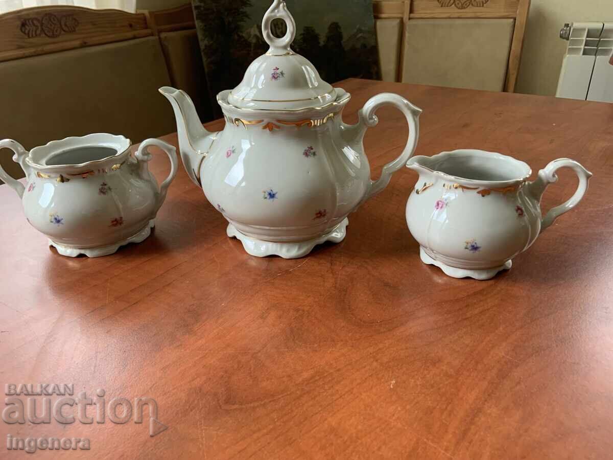 ΠΟΡΣΕΛΑΝΙΝΟ ΤΣΑΓΝΙΚΟ, ΖΑΧΑΡΙΕΡΑ ΚΑΙ ΓΑΛΑΤΙΕΡΑ ΣΕΤ - ΒΟΥΛΓΑΡΙΑ