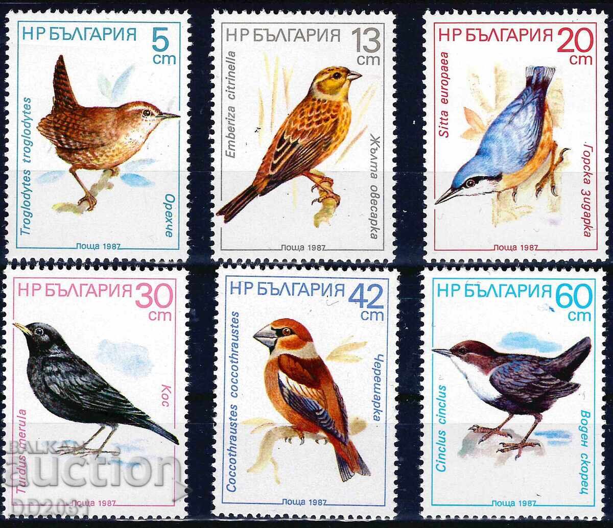 Βουλγαρία 1987 - πουλιά MNH Βουλγαρία 1987 - πουλιά MNH
