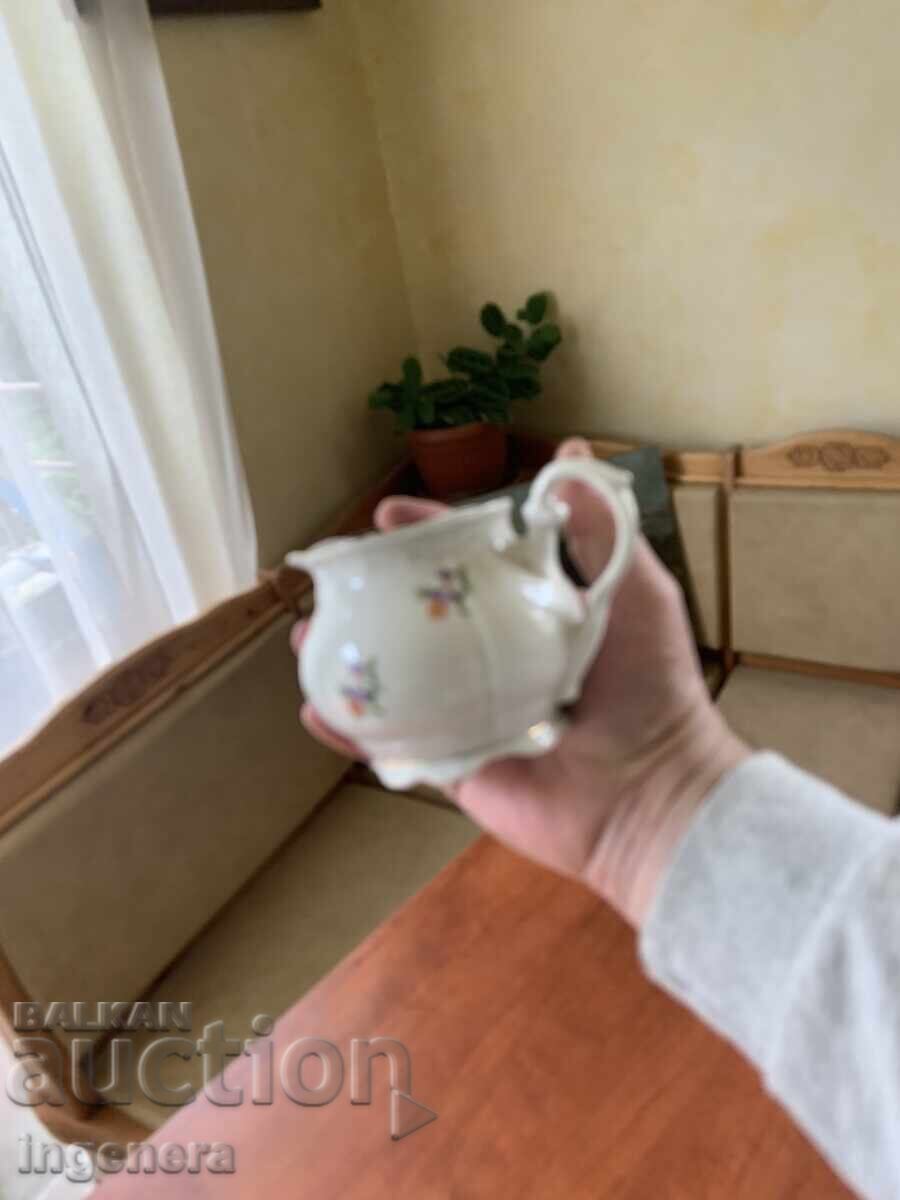Auction  Porcelain Milk Jug, Dairy, Pitcher - Bulgaria