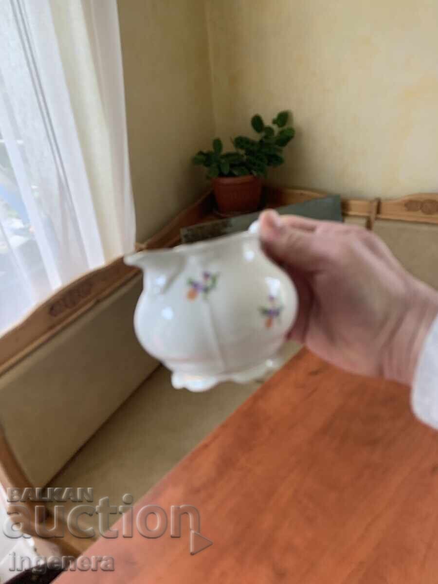 Porcelain Milk Jug, Dairy, Pitcher - Bulgaria - 6