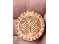 ΜΕΤΑΛΛΙΟ ΠΛΑΚΕΤΑ ΜΕΤΑΛΛΙΚΟ DDR - ΠΥΡΓΟΣ ΤΗΛΕΟΡΑΣΗΣ ΒΕΡΟΛΙΝΟΥ