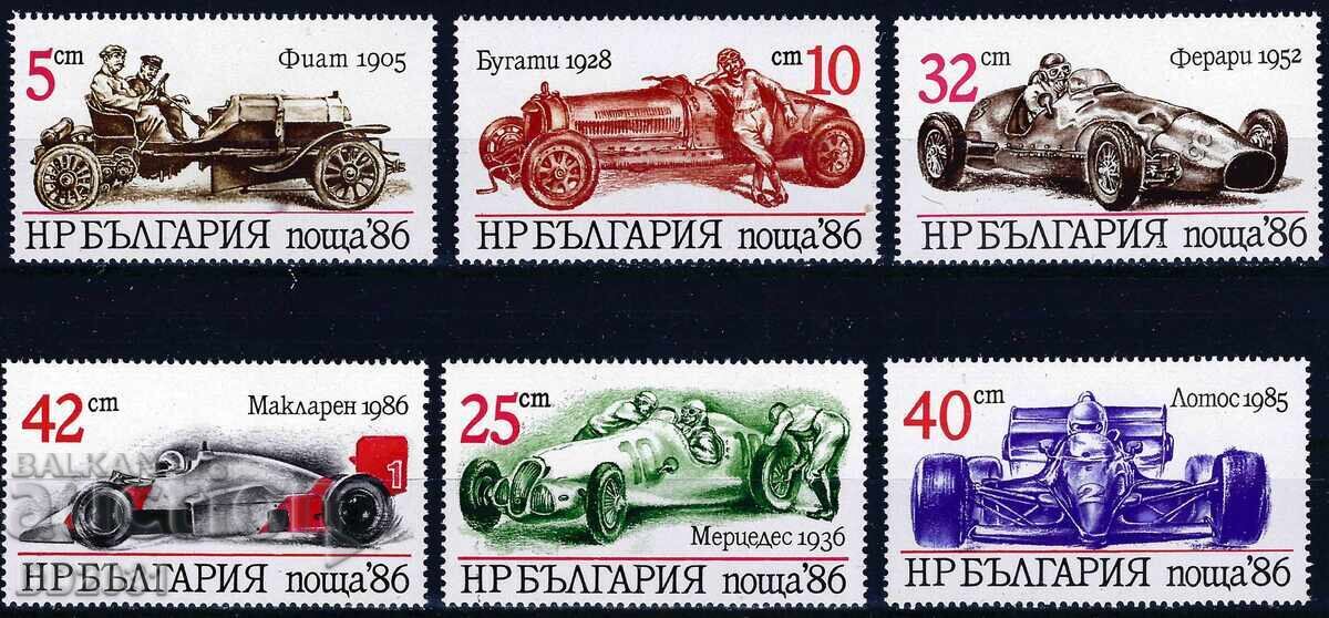 България 1986 - автомобили MNH България 1986 - автомобили MNH