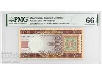 Mauritania 200 Ouguiya 2013 Year PMG 66