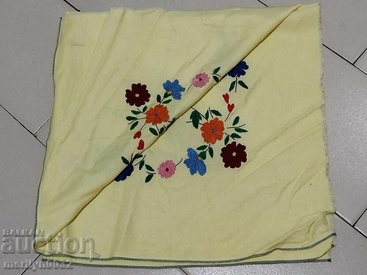 Старо бродирано каре, покривка, мильо, българска бродерия - 7 Старо бродирано каре, покривка, мильо, българска бродерия - 7