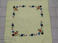 Cec brodat vechi, fata de masa, milo, broderie bulgara