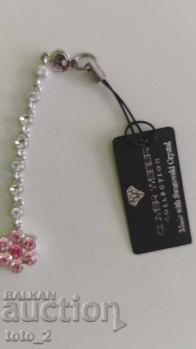 Auction  Mobile Phone Charm with Swarovski Crystals - Oliver Weber