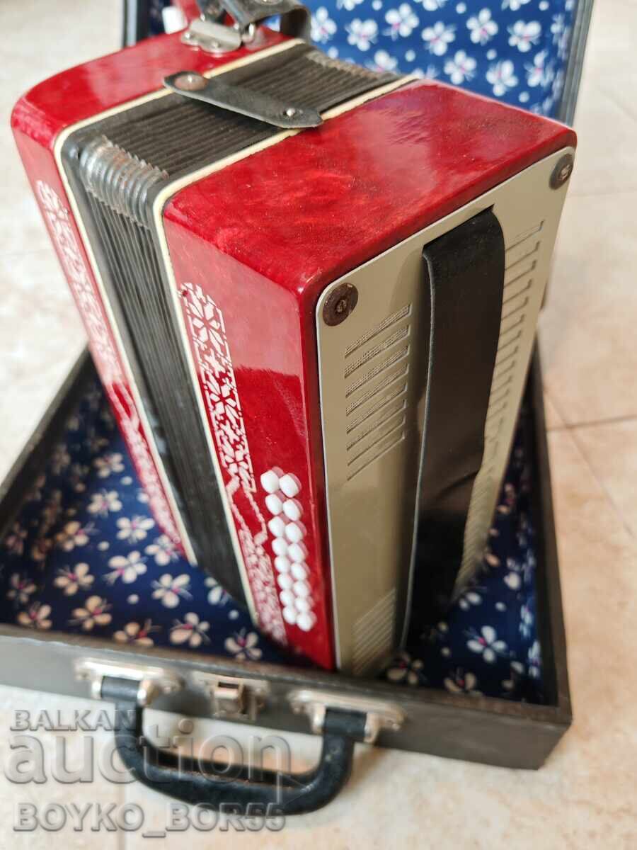 Original Russian Soviet USSR Accordion Malysh 12 bass - 5