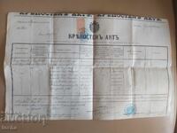 Act de proprietate 1896, păstrat