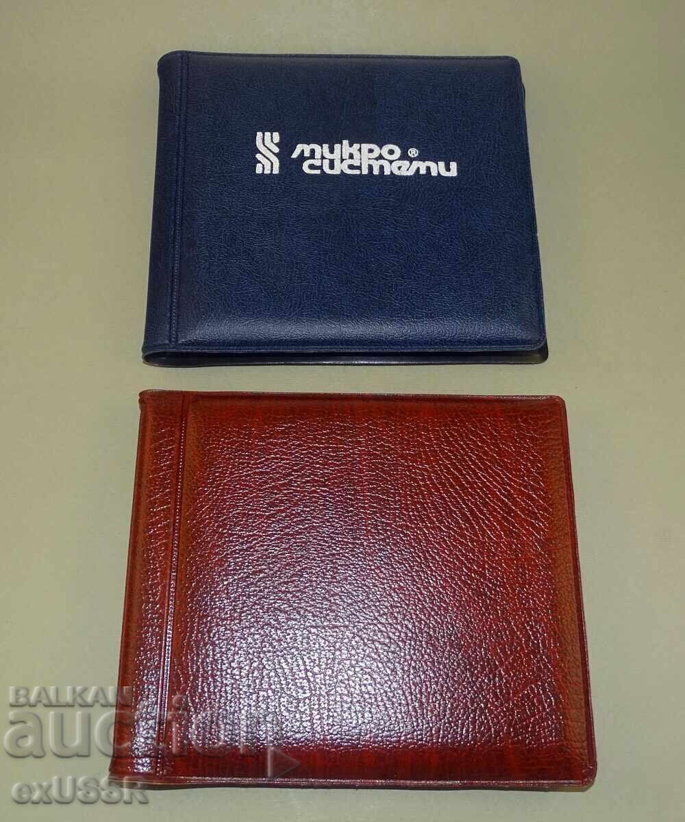 2 Albume husă mapă clasor dischete 5,25, Bulgaria anii '80 cu preț € 7.67 | 15.00 BGN