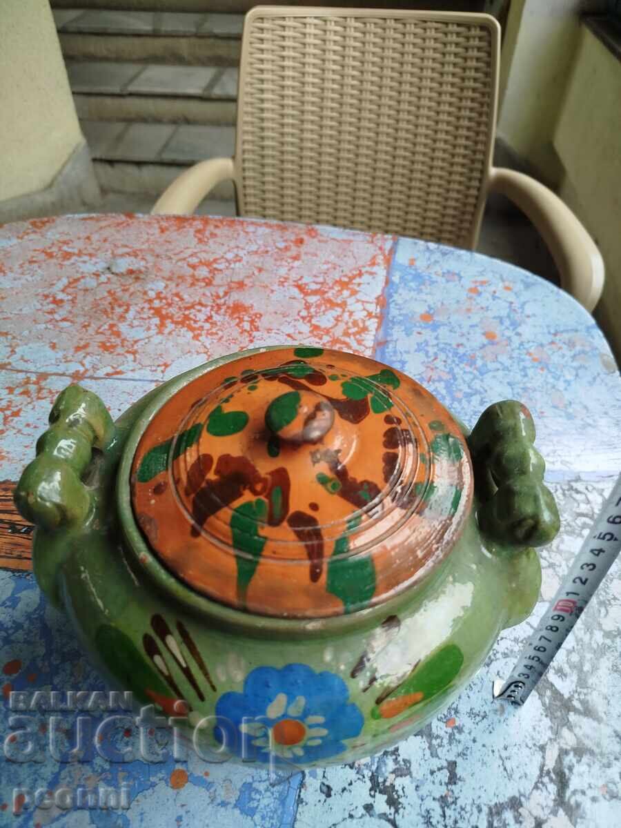 Παλιό πήλινο σκεύος, γκιουβέτσι με τιμή 20.00 BGN | € 10.23