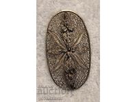 Filigran, Broșă veche mare superbă! Argint, perfectă!