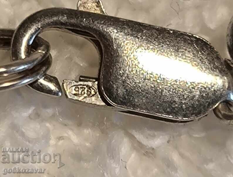 Стара прекрасна гривна Гранати и сребро! - 5