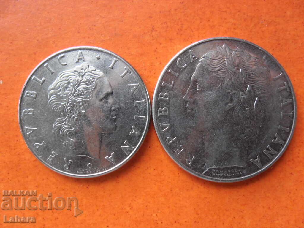 50 și 100 lire 1976 Italia cu preț 1.00 BGN | € 0.51 50 și 100 lire 1976 Italia cu preț 1.00 BGN | € 0.51