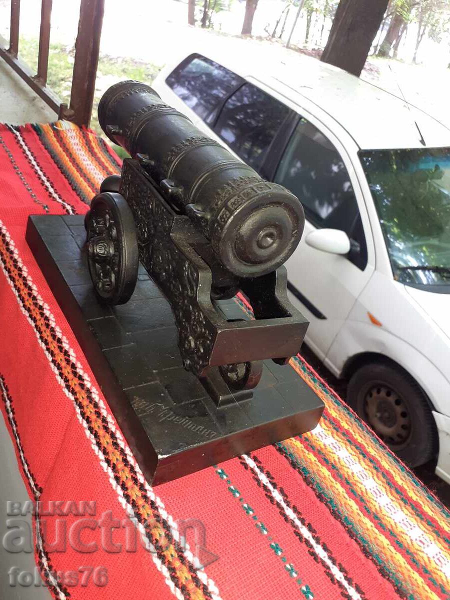 Аукцион Касли - Цар пушка - голям размер чугун фигура статуетка