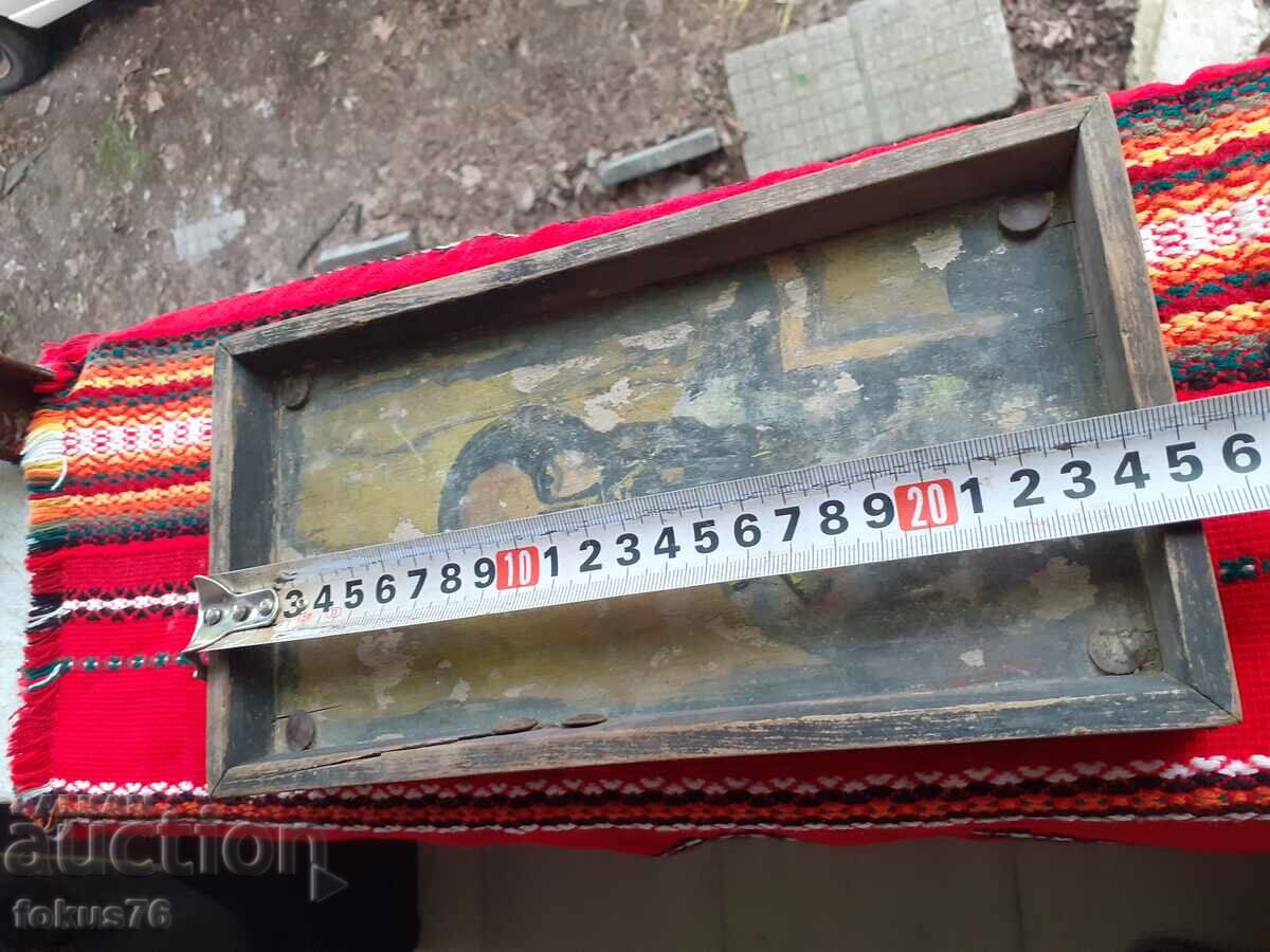 Παλιά οικιακή εικόνα - χειροποίητη ζωγραφική σε ξύλο - 6