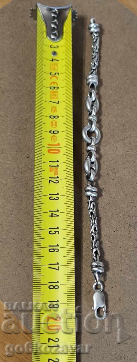 Δημοπρασία Ασημένιο βραχιόλι unisex, σπάνιο, πολύ γερό πλέξιμο! Δημοπρασία Ασημένιο βραχιόλι unisex, σπάνιο, πολύ γερό πλέξιμο!