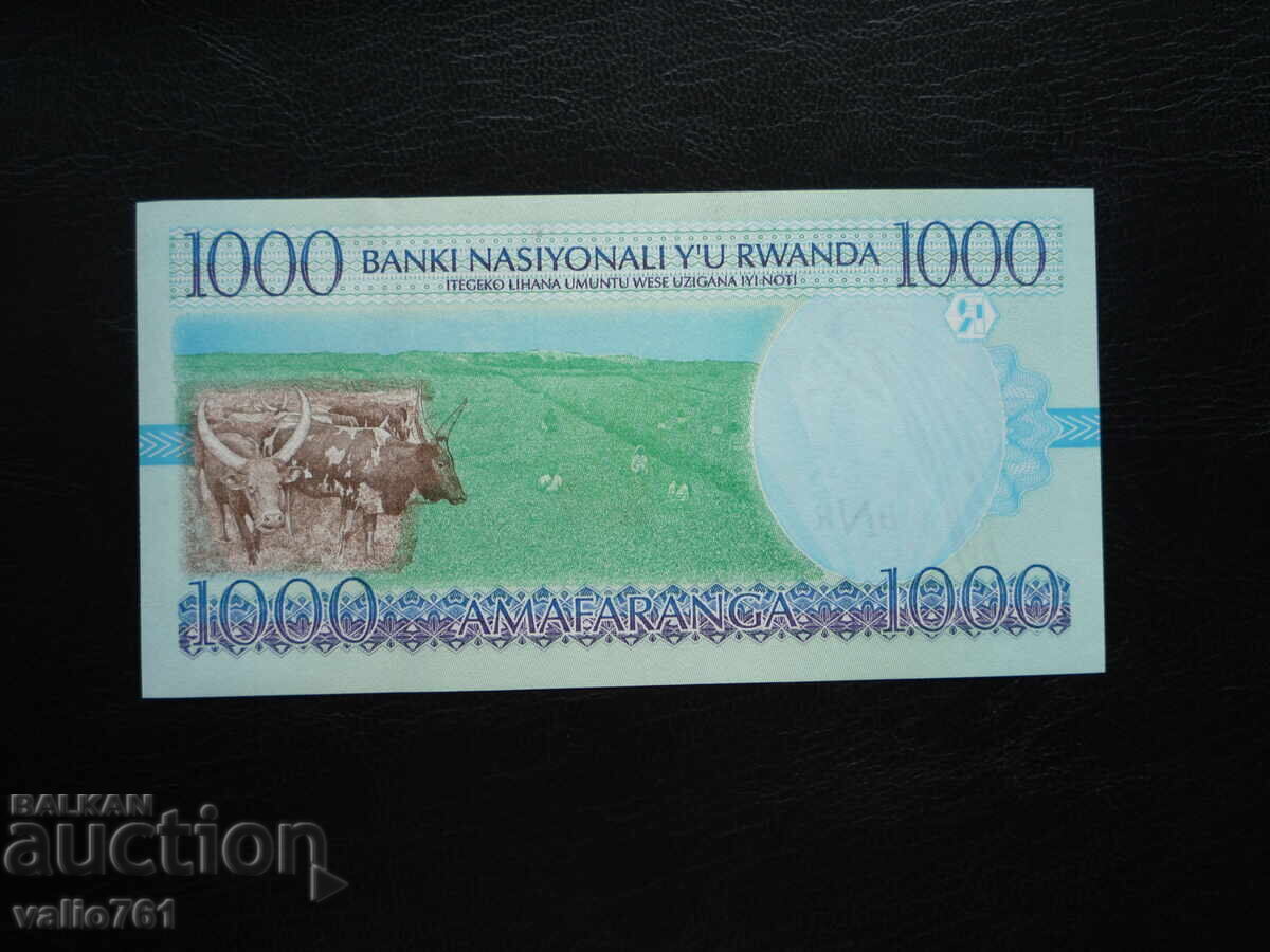 РУАНДА 1000 1 000 ФРАНКА 1998 НОВА UNC с цена 9.00 лв. | € 4.60 РУАНДА 1000 1 000 ФРАНКА 1998 НОВА UNC с цена 9.00 лв. | € 4.60