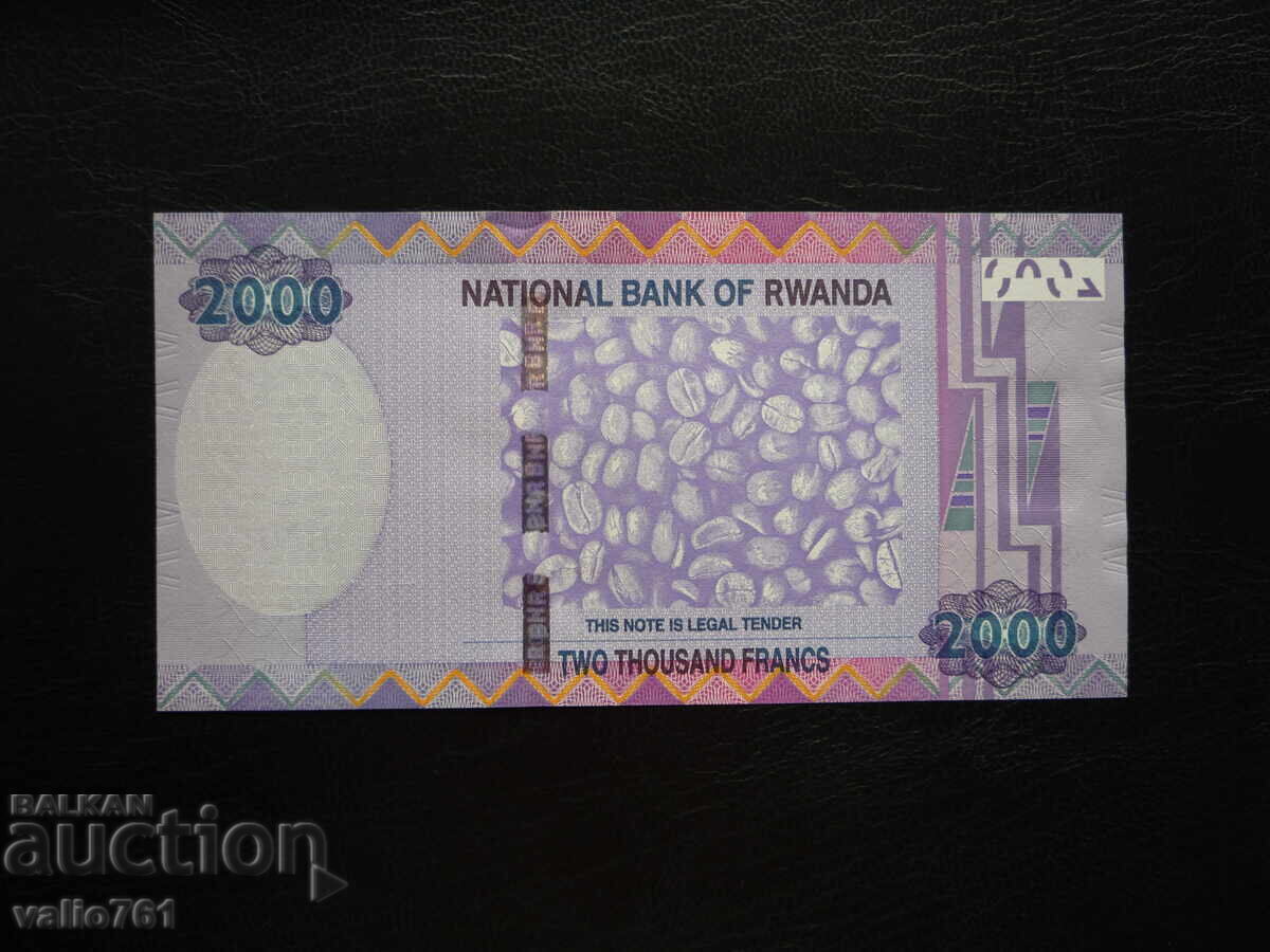 RWANDA 2000 2,000 FRANCS 2014 NEW UNC with price 15.00 BGN | € 7.67 RWANDA 2000 2,000 FRANCS 2014 NEW UNC with price 15.00 BGN | € 7.67