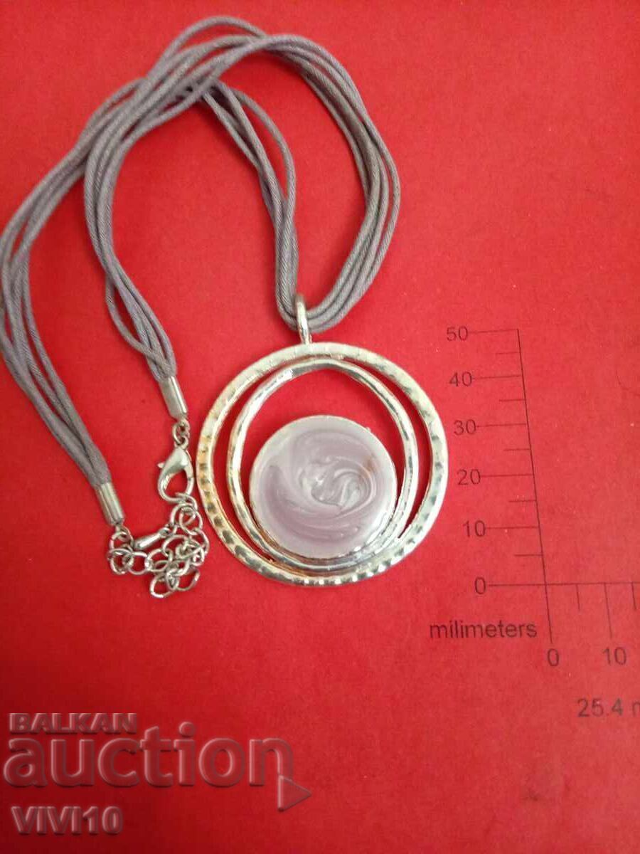 Antique enamel necklace