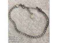 Silver Beautiful bracelet, Moissanite Italy! For ladies!