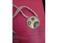 Antique enamel necklace