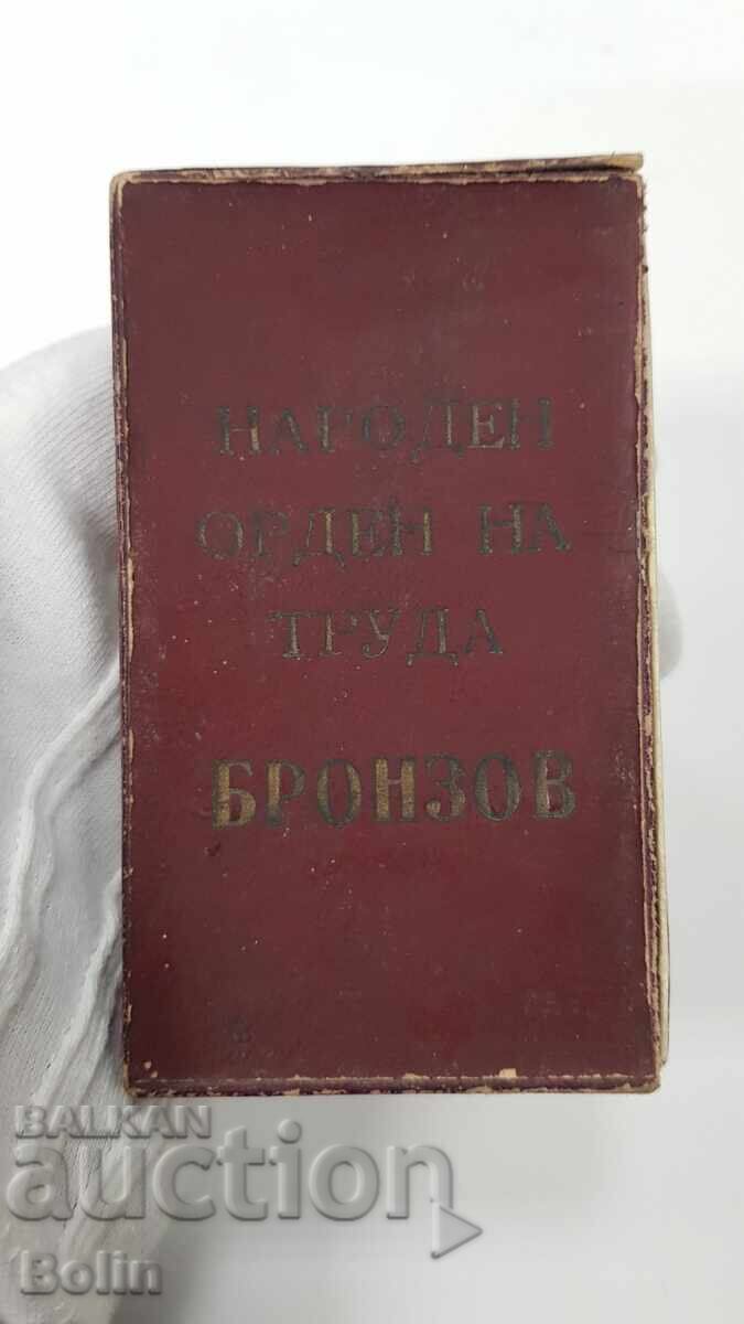 Rare Order of Labor - Bronze - with box 1950 with price 85.00 BGN | € 43.46 Rare Order of Labor - Bronze - with box 1950 with price 85.00 BGN | € 43.46