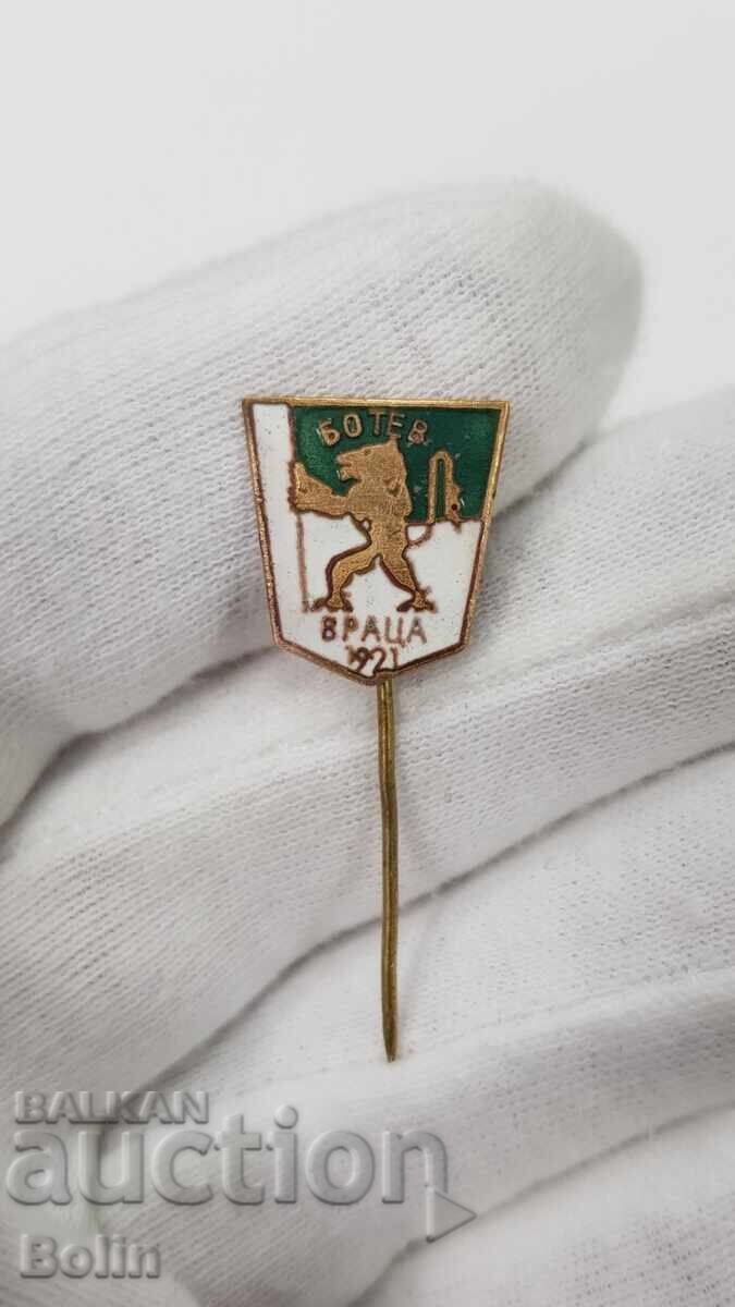 Рядка футболна значка, знак - Ботев Враца 1923 г. комунизъм Рядка футболна значка, знак - Ботев Враца 1923 г. комунизъм
